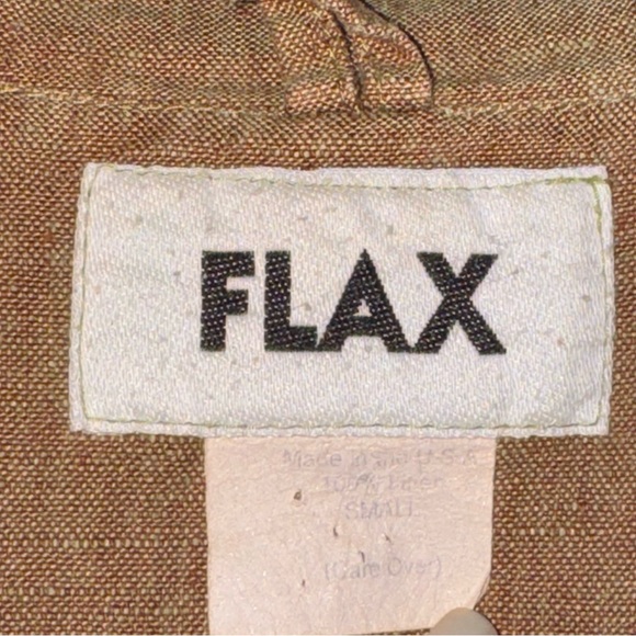 Flax Linen Button Down Shacket - Picture 5 of 5